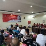 Ketua Komite I DPD RI Agustin Teras Narang saat melakukan pertemuan dengan sektor perkebunan