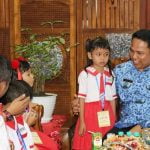 bupati lamandau dan anak tk