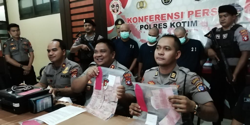 ekspos kasus uang palsu di kotim