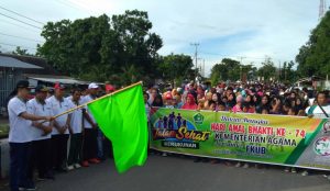Kemenag dan FKUB Gelar Jalan Sehat Kerukunan
