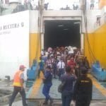 mudik natal dan tahun baru di pelabuhan kumai