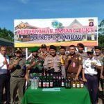 pemusnahan miras lamandau