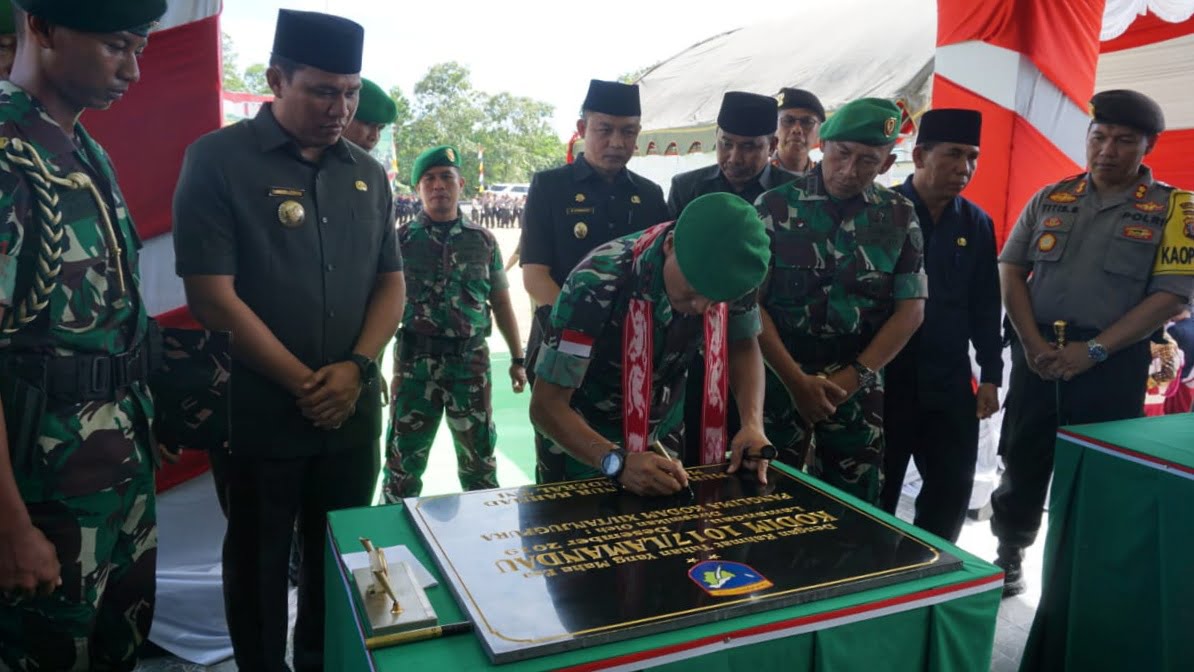 peresmian kodim lamandau