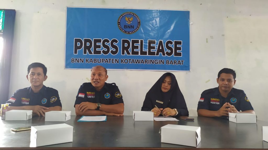 BNNK Kobar Musnahkan 59 Gram Sabu dan Rehab 39 Orang