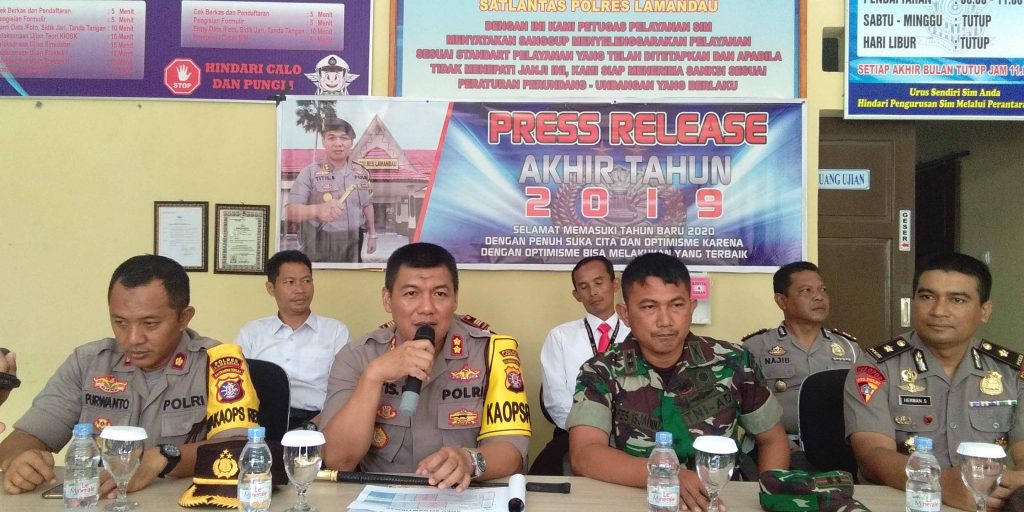 Tindak Pidana di Lamandau Cenderung Menurun Dibanding Tahun Lalu