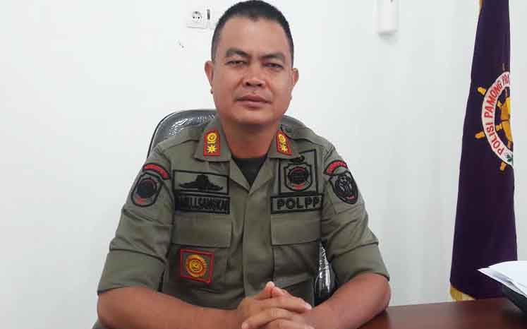 Kepala Satpol PP Kalteng Baru I Sangkai