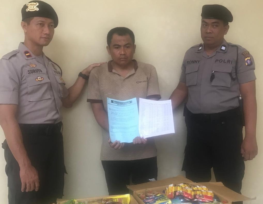 Ngaku Distributor Indogrosir, Warga Tangerang Diamankan di Basarang