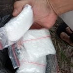barang bukti sabu di sampit