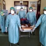 Simulasi, RSUD Lamandau Tangani Pasien Virus Corona