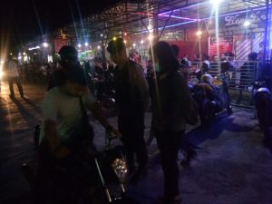 razia di bundaran pancasila kobar