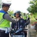 razia kelengkapan kendaraan di kapuas