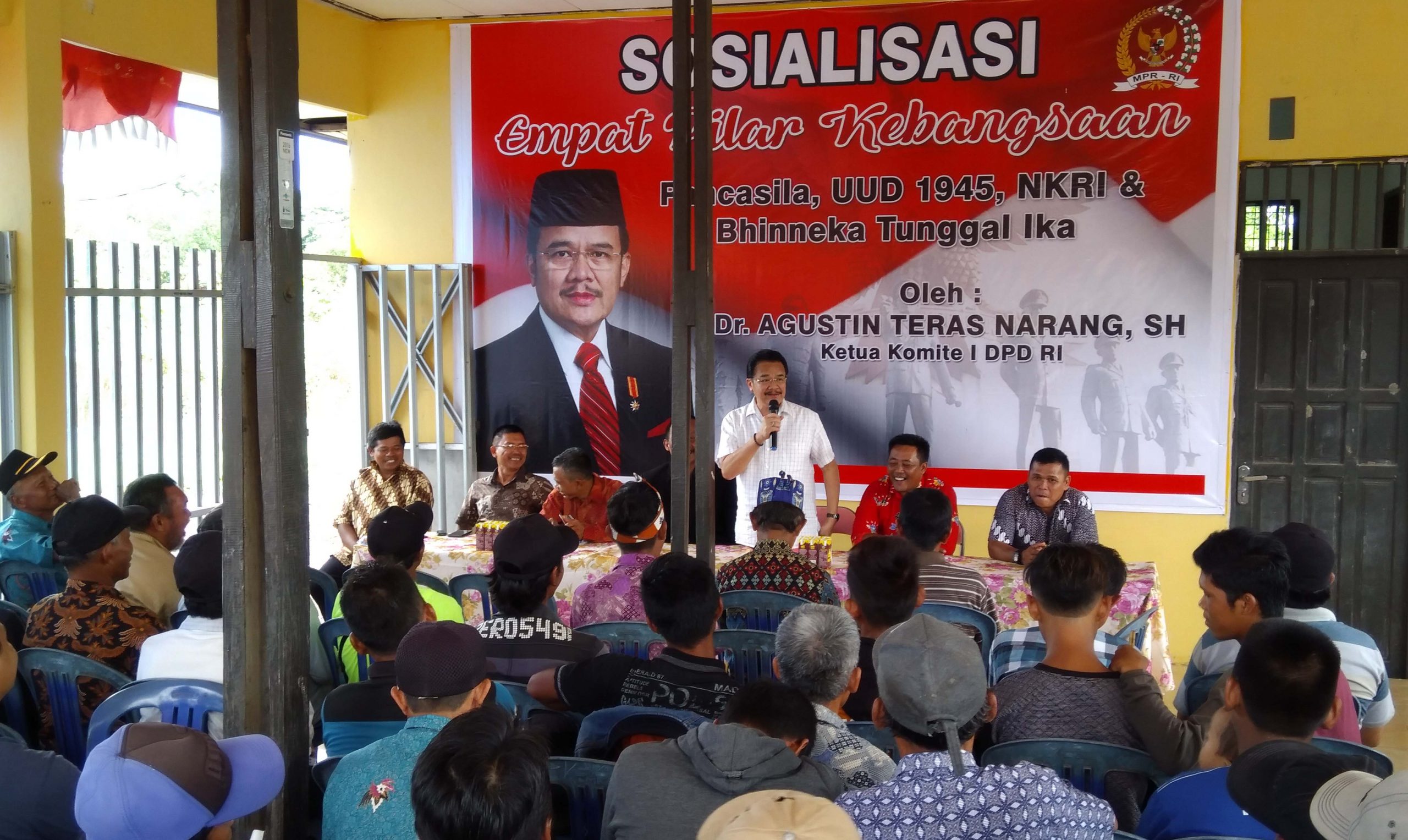sosialiasai 4 pilar kebangsaan agustin teras narang di kapuas