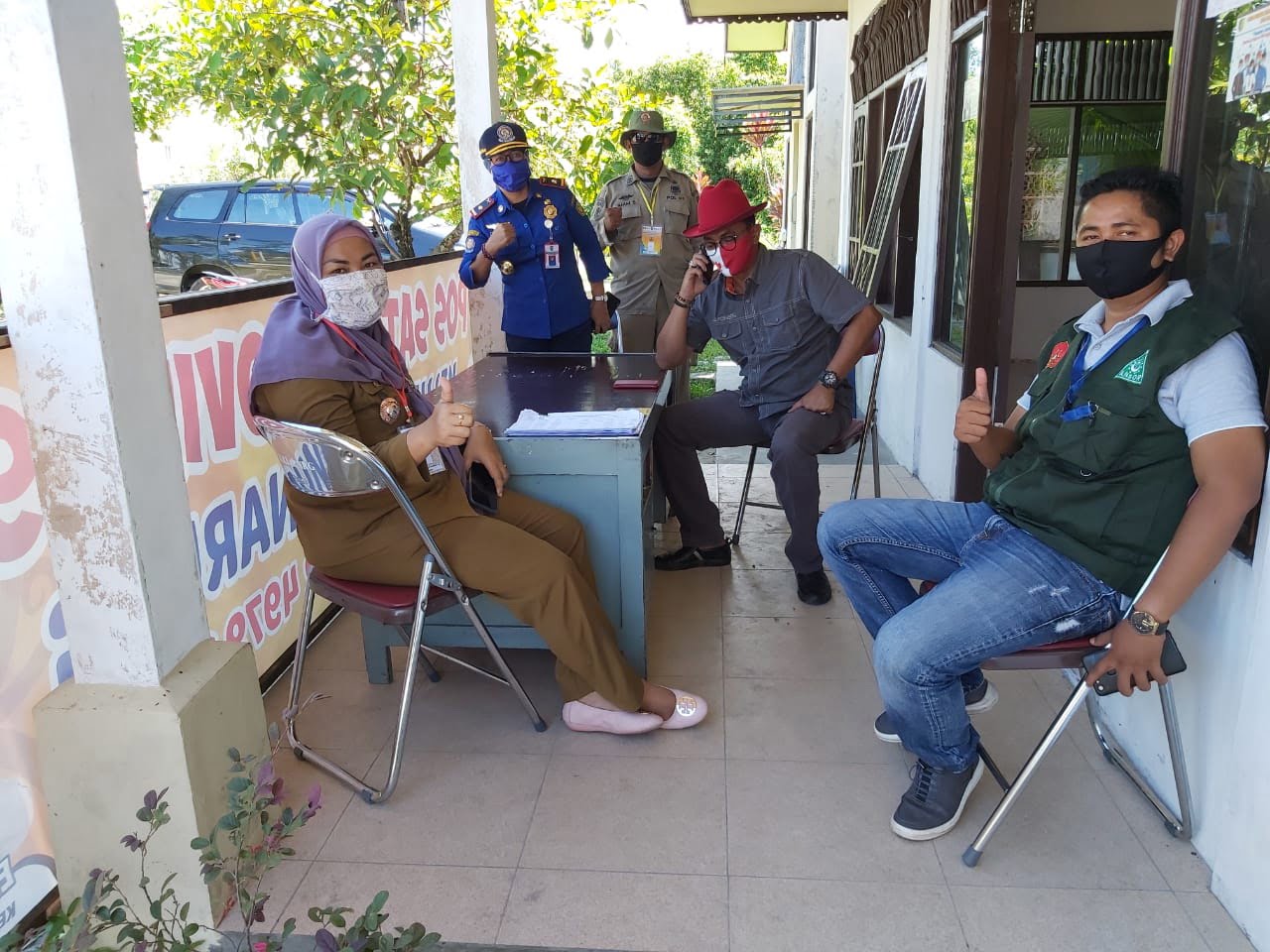 Hari Pertama Pemberlakuan PSBB, Ketua DPRD Turut Pantau di Lapangan