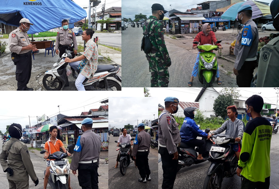 Masih Ngeyel Tanpa Masker, Puluhan Warga Dipaksa Pulang ke Rumah
