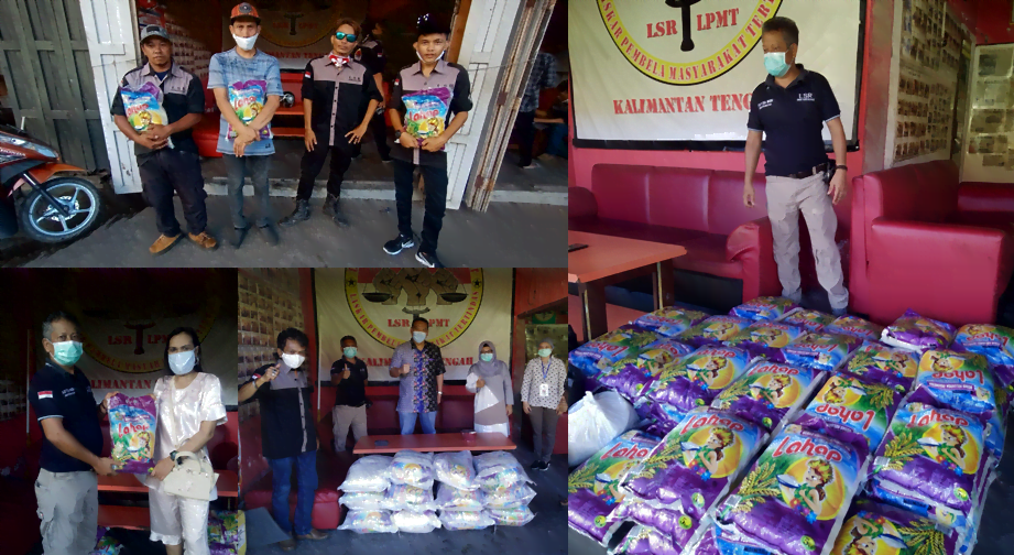 Dinilai Sering Bantu Kegiatan Kemanusiaan, LSR LPMT Dibantu 150 Paket Sembako