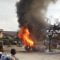 Suzuki Carry Terbakar di Samping SPBU Km 16