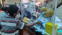 Ratusan Pedagang di PPM Sampit Jalani Rapid Test