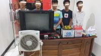 Lima Pencuri Rumah Kosong Diamankan