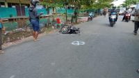 Pengendara Satria Tewas Tabrak Pikap