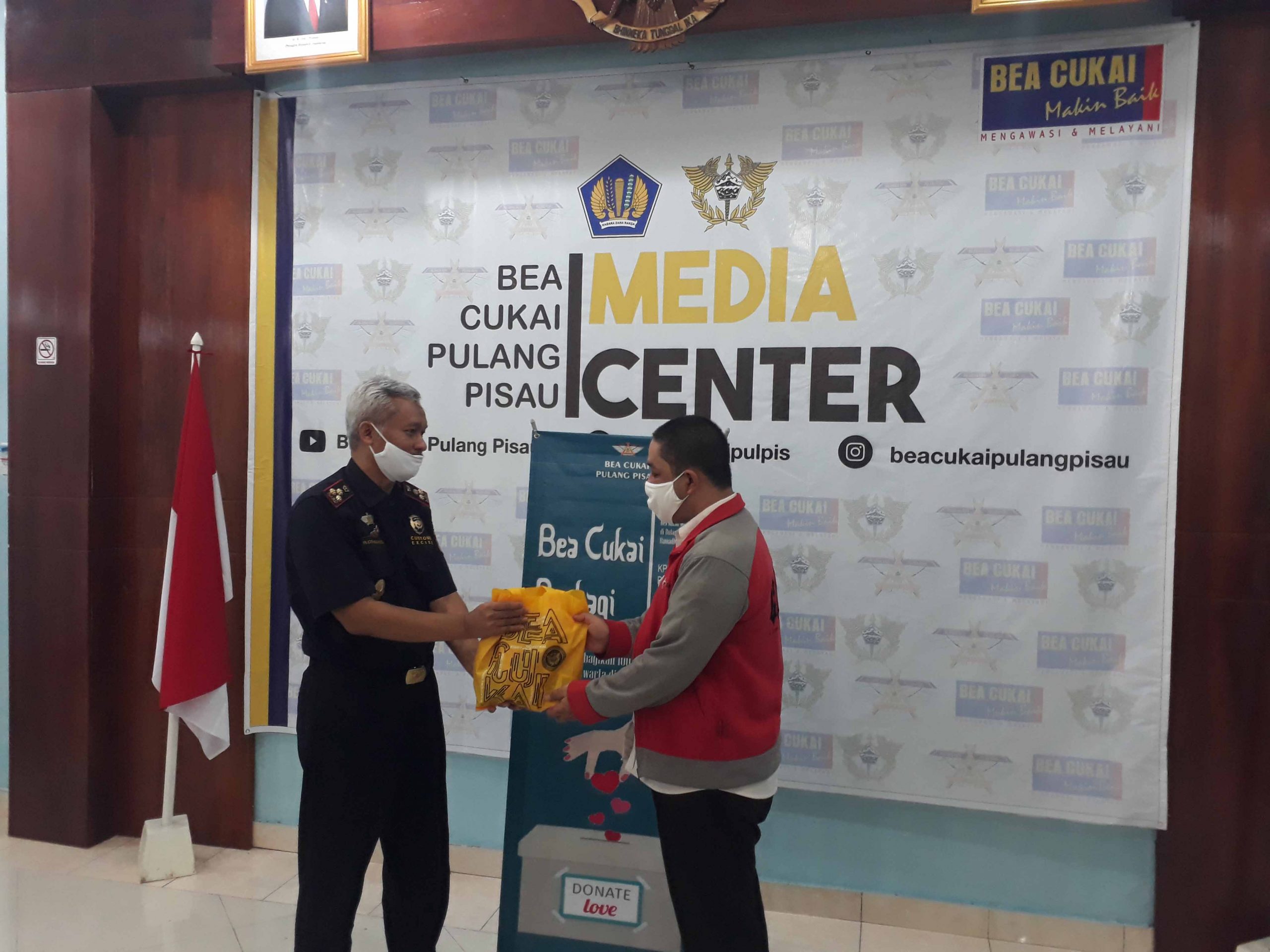 KPPBC Pulang Pisau Sinergi Bersama PWI Kalteng