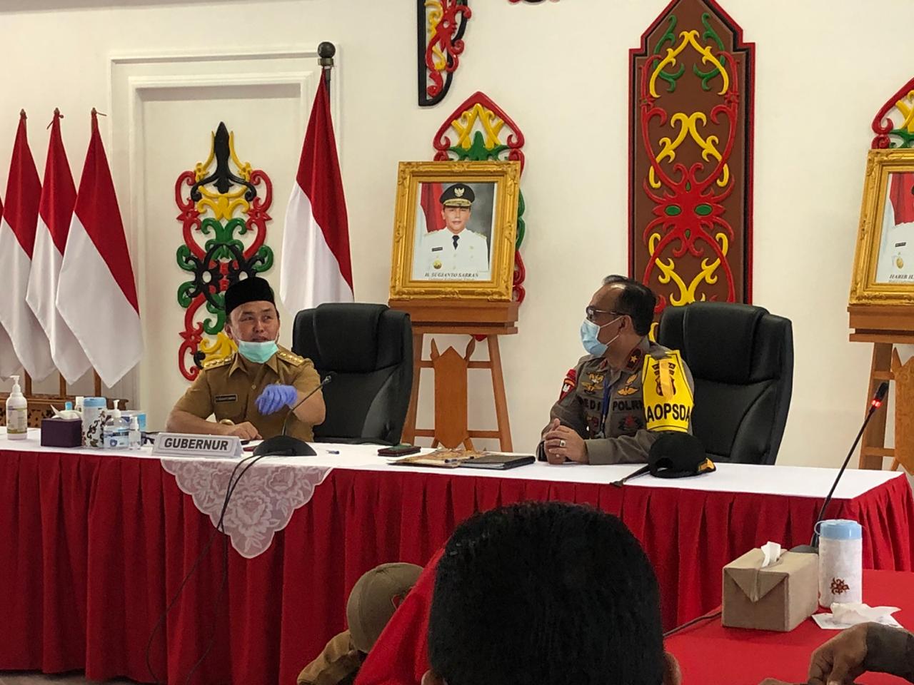 Kapolda Silaturahmi dengan Gubernur Kalteng