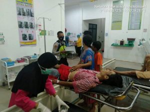 Disenggol Truk Tangki, Pengendara Sepeda Terluka