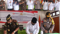 Polda Kalteng MoU Bersama Kejati dan Bawaslu
