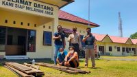 Curi Ulin Proyek Dana Desa, 2 Warga Pegatan Diamankan