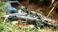 Pria Tewas di Parit Bersama Motor Blade
