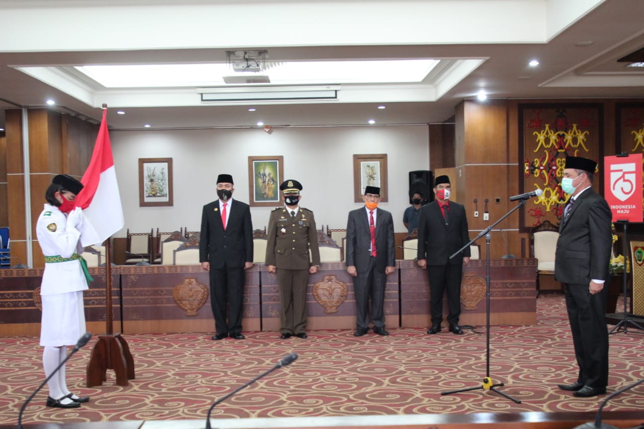 Delapan Paskibraka Kalteng Dikukuhkan