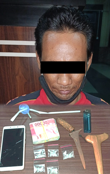 Oknum Balakar Swakarsa Bawa 5 Paket Sabu