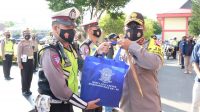 HUT LALU LINTAS- Polda Kalteng Distribusikan 2500 Paket Sembako