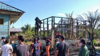 Gudang di Jalan Kartini Hangus Terbakar