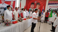 Tim Kampanye Kota Palangka Raya Sugianto-Edy Dikukuhkan