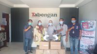 Peduli Wartawan, BPJamsostek Berikan Helm untuk Tabengan