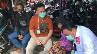 Sugianto-Edy Disambut Antusias Pedagang Pasar Kapuas