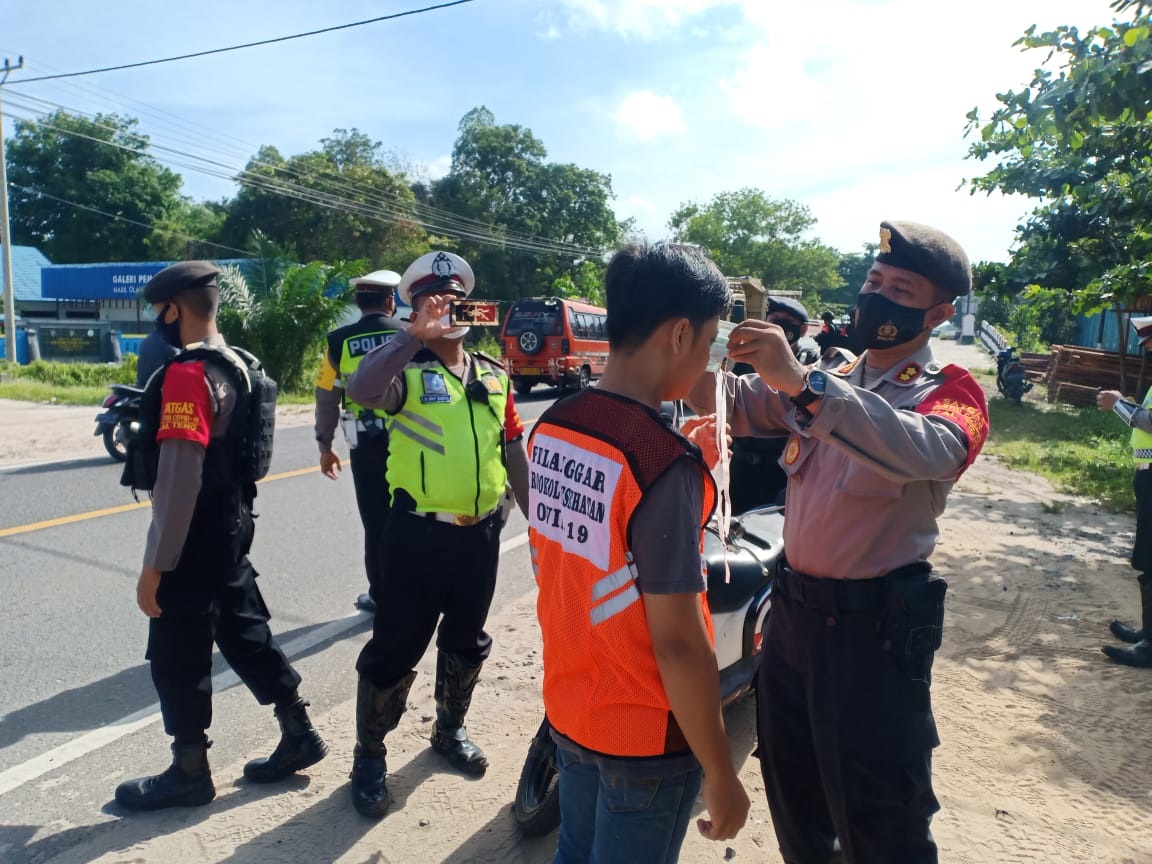 Polisi Rutin Patroli di Obyek Vital