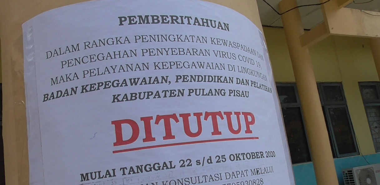 Waduh, Tambah Lagi 3 Pegawai BKPP Pulpis Terpapar Covid-19