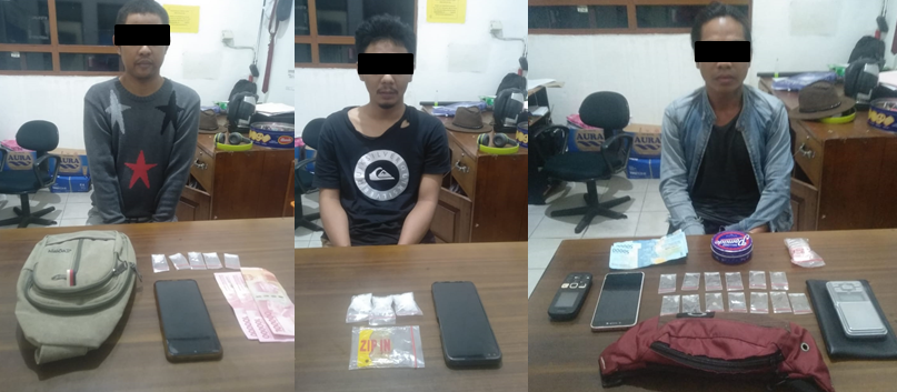 Tiga Pengedar Sabu Sampit Diringkus Polisi 