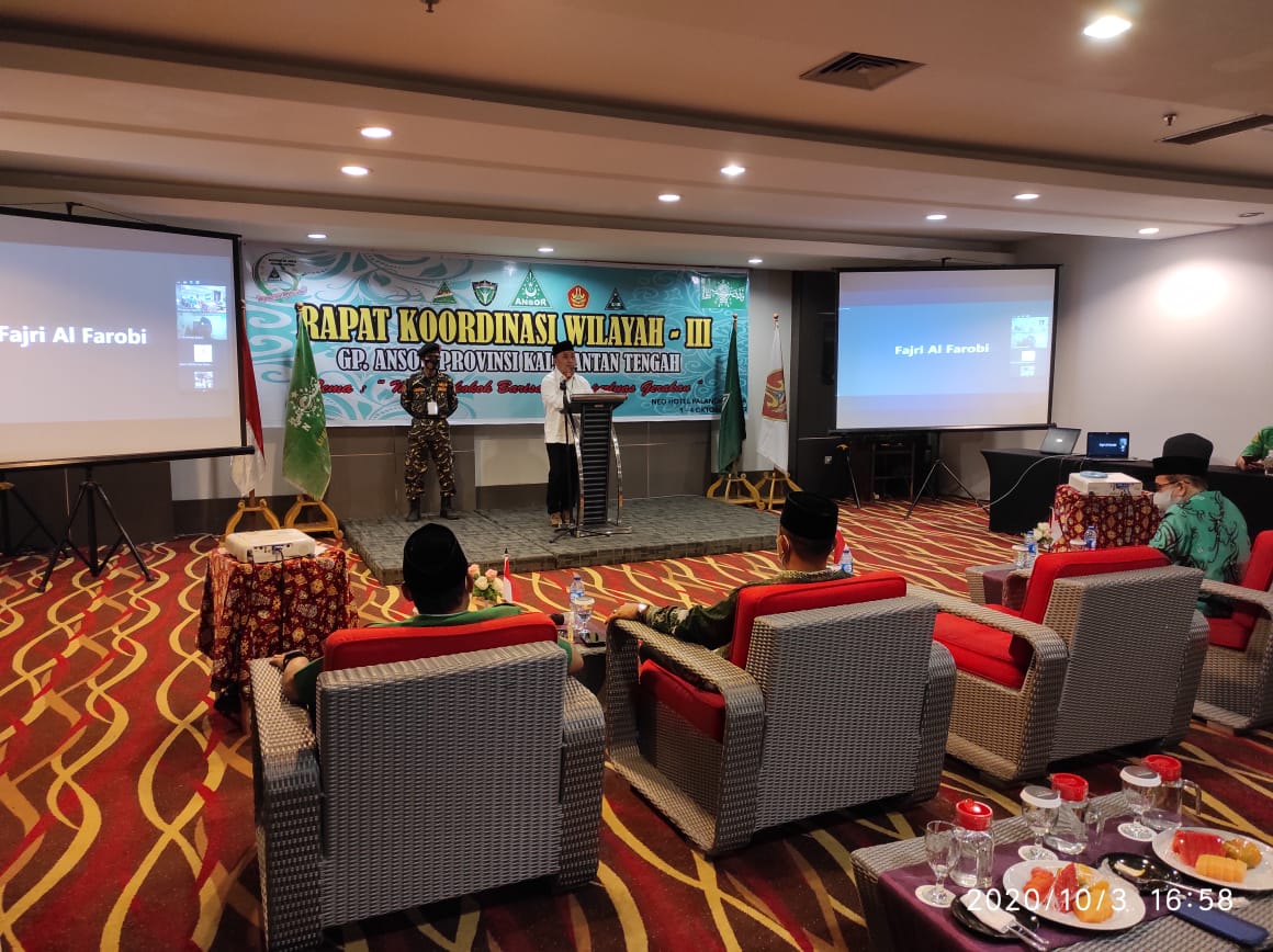 Sugianto Buka Rakorwil GP Ansor Kalteng