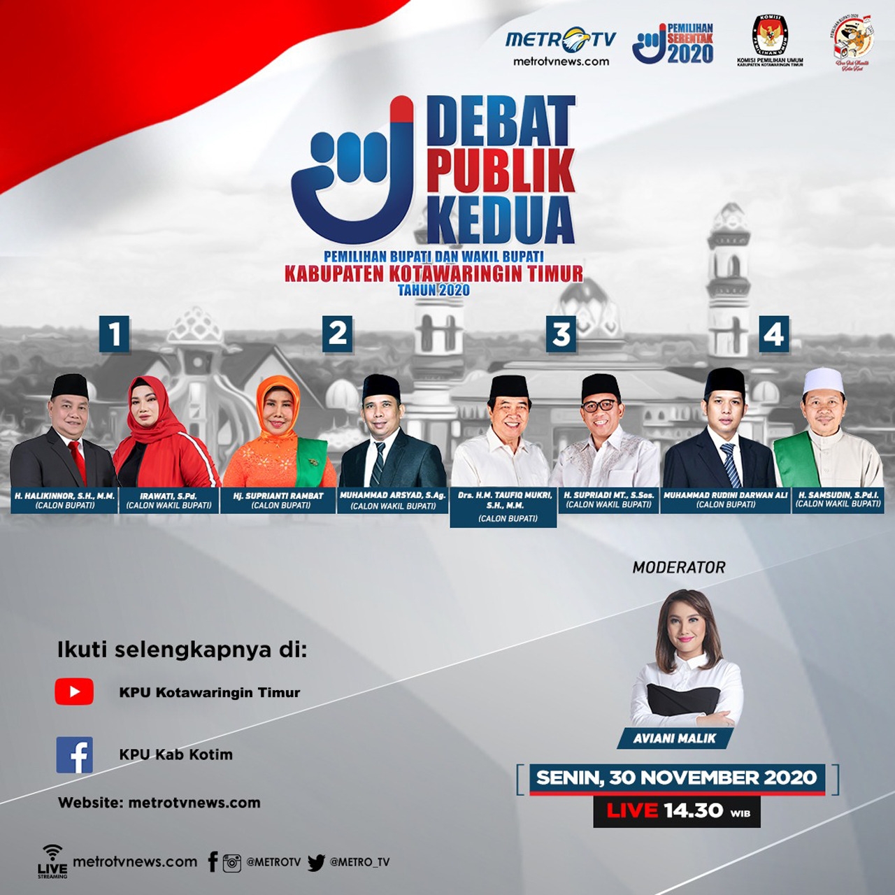 Empat Paslon Siap Hadapi Debat Kedua 