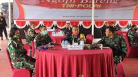 Dansatbrimob Coffe Morning Bersama TNI