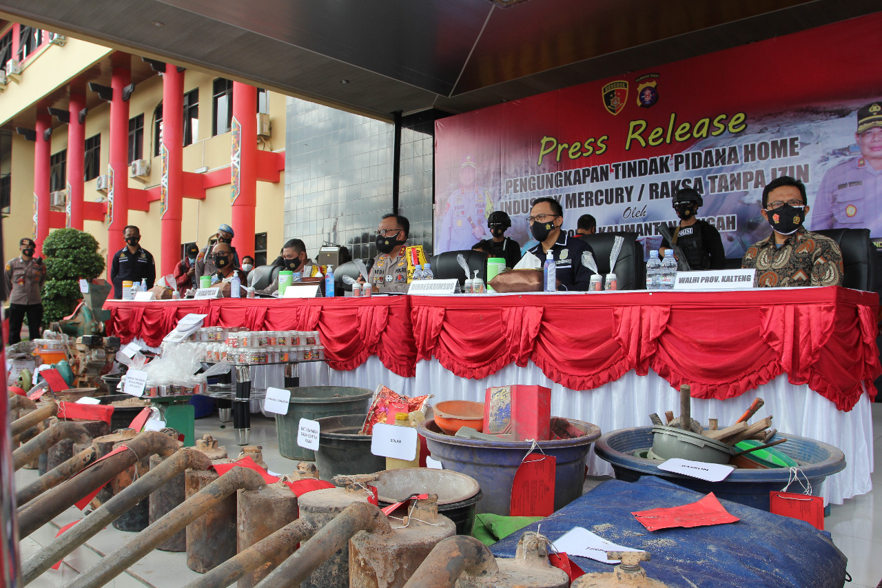 Polda Bongkar Industri Merkuri Ilegal