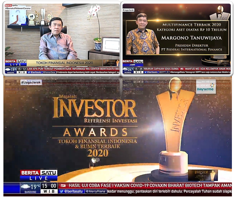 Lagi, FIFGROUP Sabet 2 Penghargaan Dalam “Tokoh Finansial Indonesia 2020”