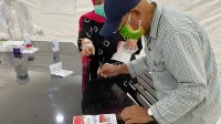 KONDISI BERANGSUR PULIH- Meski Terpapar Covid-19 Faridawaty Tetap Gunakan Hak Pilih