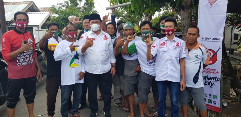 Warga Kapuas Ingin Sugianto dan Edy Pratowo Pimpin Kalteng Kembali