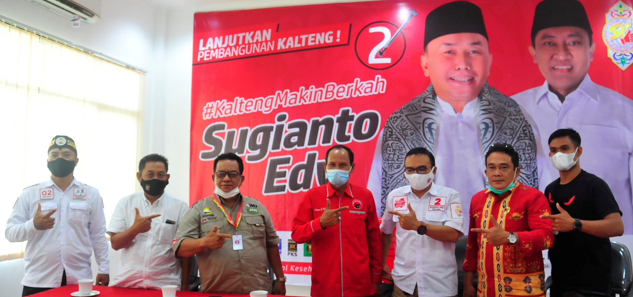 Hasil Survei, Sugianto-Edy Unggul 64 Persen