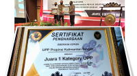 Polda Kalteng Juara 1 Nasional Film Saber Pungli