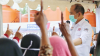 Pedagang Pasar Kamis Kapuas Sebut Ben Bahat Rajin Blusukan