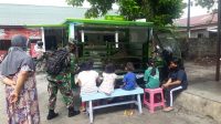 Sarana Belajar Anak, Sikomos Kodim Palangka Ciptakan Anak Gemar Membaca 